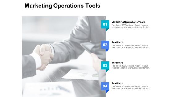 Marketing Operations Tools Ppt PowerPoint Presentation Inspiration Infographics Cpb