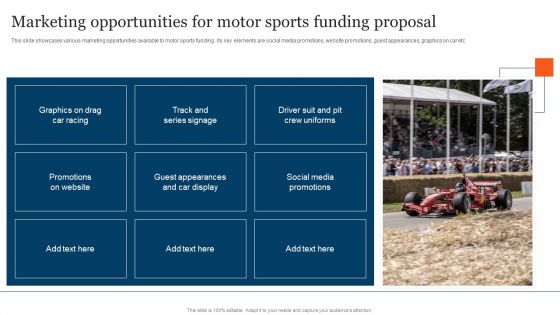 Marketing Opportunities For Motor Sports Funding Proposal Microsoft PDF Marketing Opportunities For Motor Sports Funding Proposal Microsoft PDF