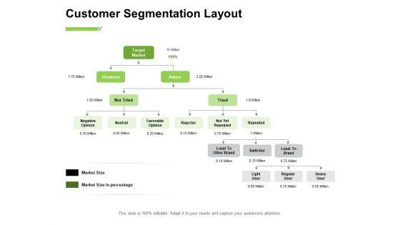 Marketing Performance Measurement Customer Segmentation Layout Ppt Professional Summary PDF