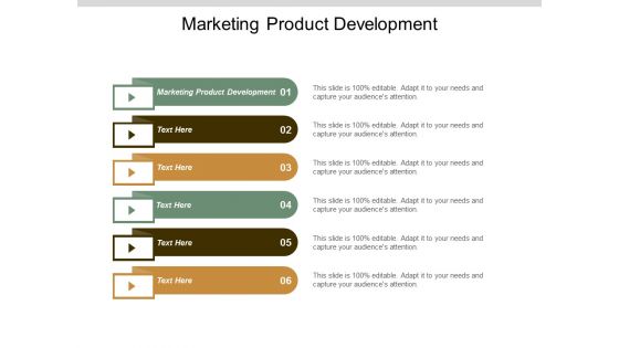 Marketing Product Development Ppt Powerpoint Presentation Outline Vector Cpb