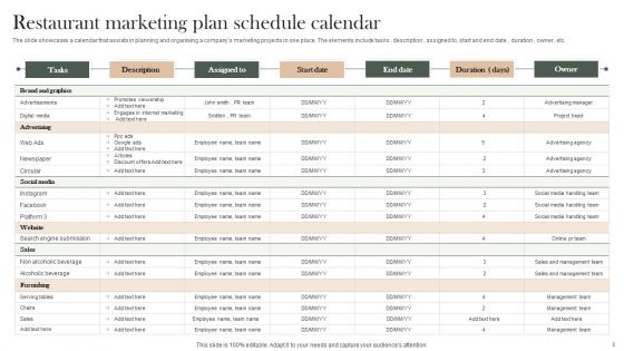 Marketing Program Schedule Ppt PowerPoint Presentation Complete Deck With Slides
