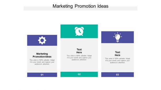 Marketing Promotion Ideas Ppt PowerPoint Presentation Model Background Cpb Marketing Promotion Ideas Ppt PowerPoint Presentation Model Background Cpb