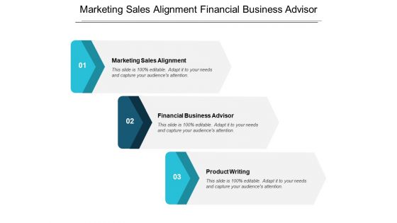 Marketing Sales Alignment Financial Business Advisor Product Writing Ppt PowerPoint Presentation Gallery Pictures