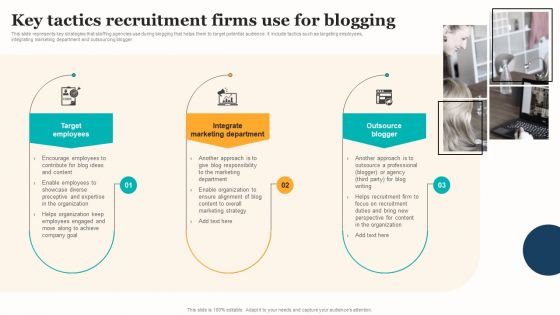Marketing Strategy For A Recruitment Company Key Tactics Recruitment Firms Use For Blogging Inspiration PDF Marketing Strategy For A Recruitment Company Key Tactics Recruitment Firms Use For Blogging Inspiration PDF