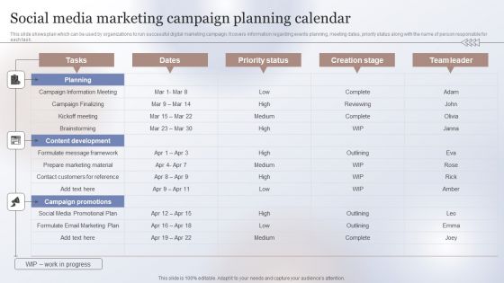 Marketing Strategy To Enhance Social Media Marketing Campaign Planning Structure PDF Marketing Strategy To Enhance Social Media Marketing Campaign Planning Structure PDF