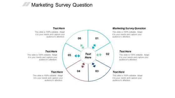 Marketing Survey Question Ppt PowerPoint Presentation Layouts Display Cpb