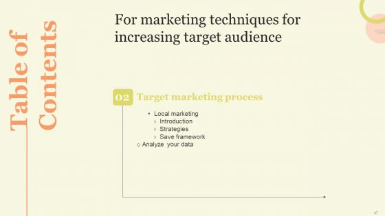 Marketing Techniques For Increasing Target Audience Ppt PowerPoint Presentation Complete Deck With Slides