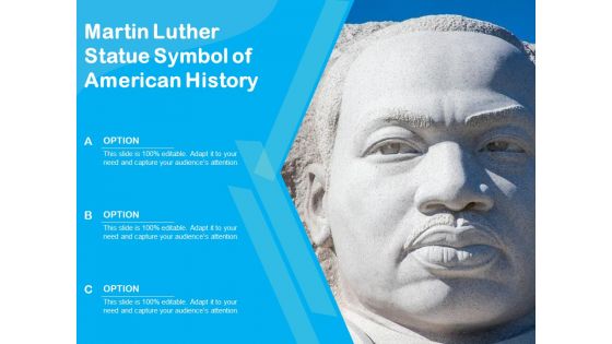 Martin Luther Statue Symbol Of American History Ppt PowerPoint Presentation File Layouts PDF