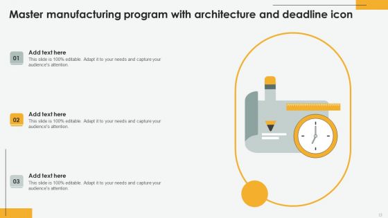 Master Manufacturing Program Ppt PowerPoint Presentation Complete Deck With Slides