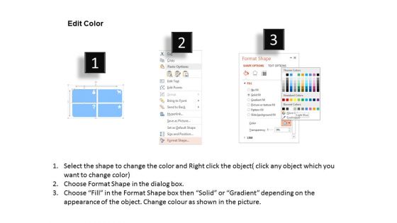 Matrix Diagram For Business Analysis Powerpoint Template