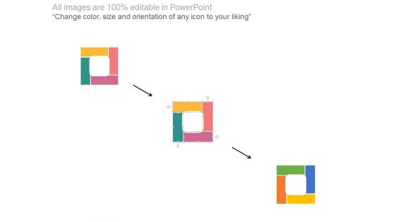 Matrix Of Four Business Steps Powerpoint Template