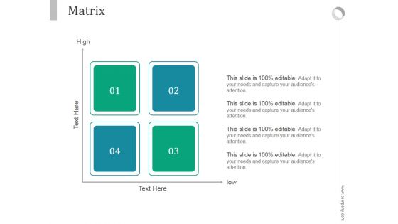 Matrix Ppt PowerPoint Presentation Deck