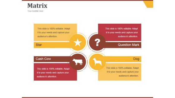 Matrix Ppt PowerPoint Presentation Outline Ideas Matrix Ppt PowerPoint Presentation Outline Ideas
