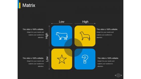 Matrix Ppt PowerPoint Presentation Portfolio Layout Ideas