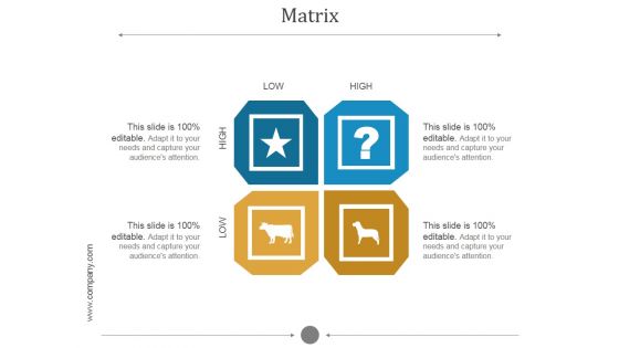 Matrix Ppt PowerPoint Presentation Slide Download