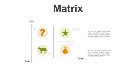 Matrix Ppt PowerPoint Presentation Summary Master Slide