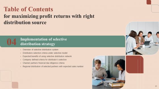 Maximizing Profit Returns With Right Distribution Source Ppt PowerPoint Presentation Complete Deck With Slides