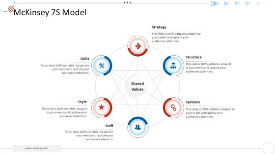 Mckinsey 7S Strategy Model For Project Management Mckinsey 7S Model Structure PDF