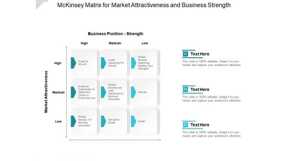 Mckinsey Matrix For Market Attractiveness And Business Strength Ppt PowerPoint Presentation Inspiration Example File