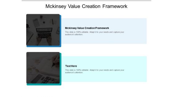 Mckinsey Value Creation Framework Ppt PowerPoint Presentation Infographic Template Layout Ideas Cpb