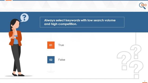 Mcqs On SEO Keyword Research Training Ppt