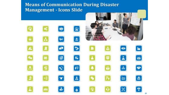 Means Of Communication During Disaster Management Ppt PowerPoint Presentation Complete Deck With Slides