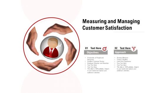 Measuring And Managing Customer Satisfaction Ppt PowerPoint Presentation Show Slide Download PDF