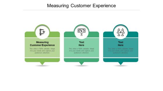 Measuring Customer Experience Ppt PowerPoint Presentation Icon Graphics Pictures Cpb