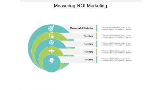 Measuring ROI Marketing Ppt PowerPoint Presentation Summary Graphics Template Cpb