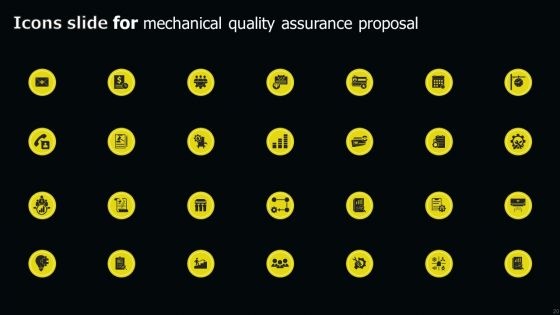 Mechanical Quality Assurance Proposal Ppt PowerPoint Presentation Complete Deck With Slides