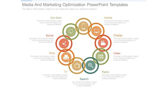 Media And Marketing Optimization Powerpoint Templates Media And Marketing Optimization Powerpoint Templates