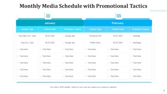 Media Schedule Organizational Social Media Ppt PowerPoint Presentation Complete Deck With Slides