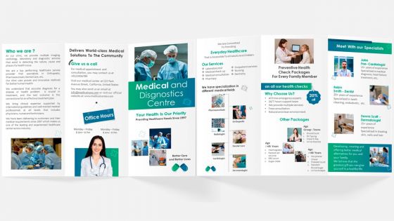 Medical And Diagnostics Centre Brochure Trifold