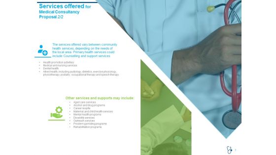 Medical Consultancy Proposal Template Ppt PowerPoint Presentation Complete Deck With Slides