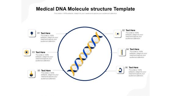Medical DNA Molecule Structure Template Ppt PowerPoint Presentation Professional Inspiration PDF