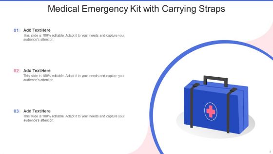 Medical Emergency Kit Ppt PowerPoint Presentation Complete Deck With Slides