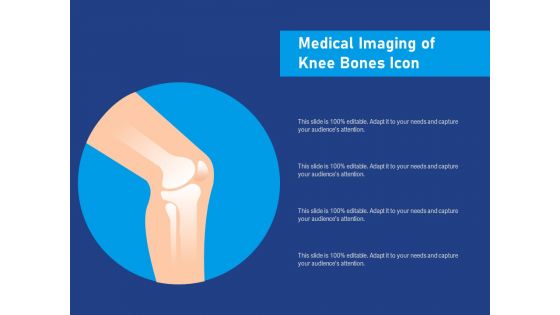 Medical Imaging Of Knee Bones Icon Ppt PowerPoint Presentation Icon Guide PDF