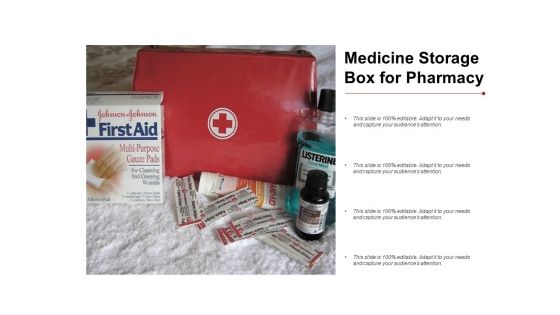 Medicine Storage Box For Pharmacy Ppt Powerpoint Presentation Gallery Aids
