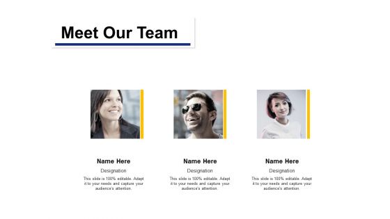 Meet Our Team Introduction Ppt PowerPoint Presentation Show Graphics Download