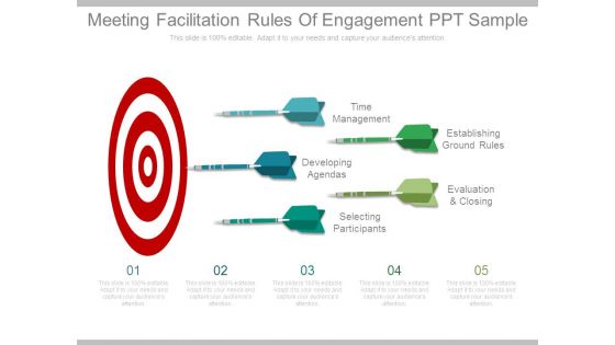 Meeting Facilitation Rules Of Engagement Ppt Sample