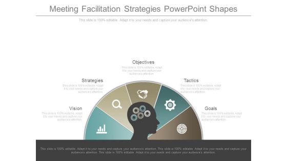 Meeting Facilitation Strategies Powerpoint Shapes