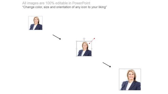 Members Profile With Social Media Links Powerpoint Slides