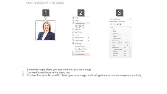 Members Profile With Social Media Links Powerpoint Slides