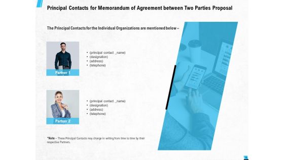 Memorandum Of Agreement Between Two Parties Proposal Ppt PowerPoint Presentation Complete Deck With Slides