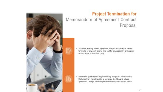 Memorandum Of Agreement Contract Proposal Ppt PowerPoint Presentation Complete Deck With Slides