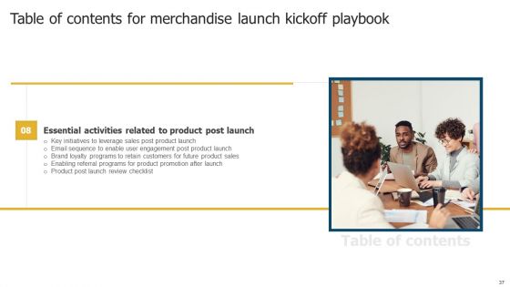 Merchandise Launch Kickoff Playbook Ppt PowerPoint Presentation Complete Deck With Slides