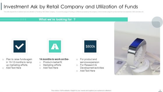 Merchandise Sales Investor Funding Pitch Deck Ppt PowerPoint Presentation Complete With Slides