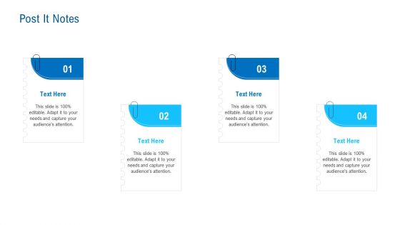 Merchandising Industry Analysis Post It Notes Clipart PDF