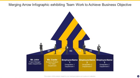 Merging Arrow Infographic Ppt PowerPoint Presentation Complete Deck With Slides
