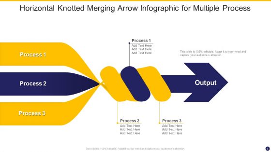Merging Arrow Infographic Ppt PowerPoint Presentation Complete Deck With Slides